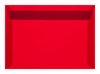 Briefumschlag A5 - transparent rot